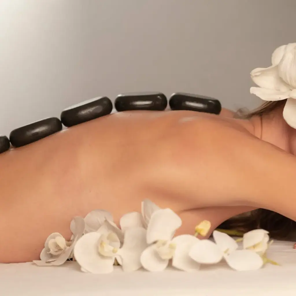 hot stone therapy